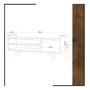 Hanah Home Soporte para TV Ticaba Roble y blanco